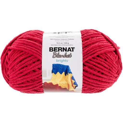 Bernat Blanket Brights Race Car Red 10.5oz/300g | Bev's Yarn Barn